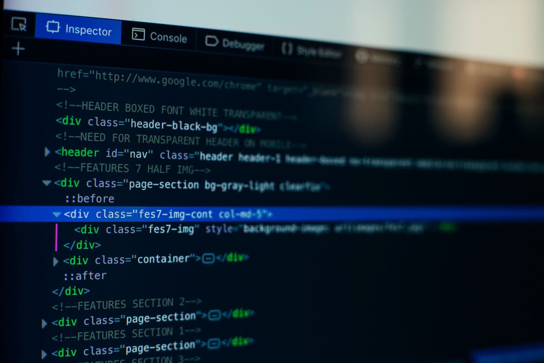 Custom Web Applications layout example 2